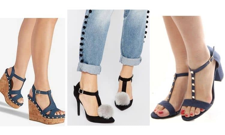 what to wear with t strap heels