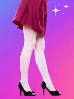 What to wear with white pantyhose