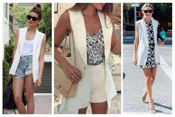 What to wear with a white vest