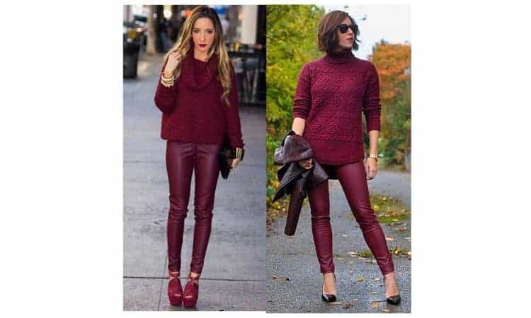 What to wear with purple leggings