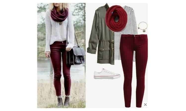 What to wear with purple leggings