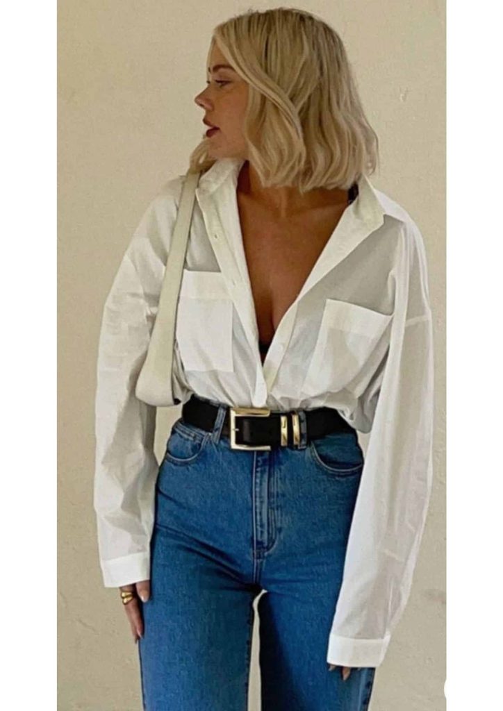white shirt outfit ideas ladies