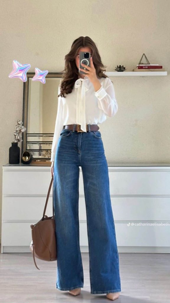 JEANS OUTFIT work women fashion