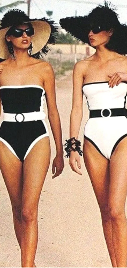 retro swimsuit party