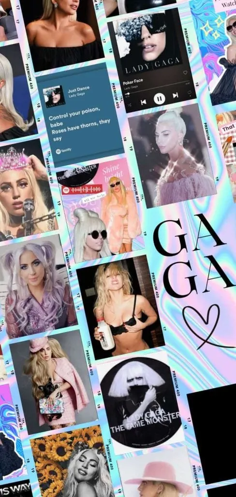 Lady Gaga Collage wallpaper