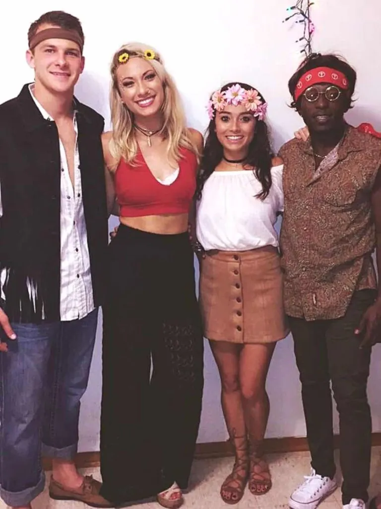 Woodstock themed party outfits