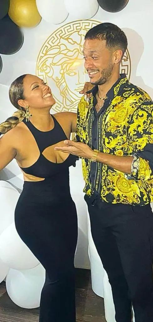 Flamboyant Versace inspired look