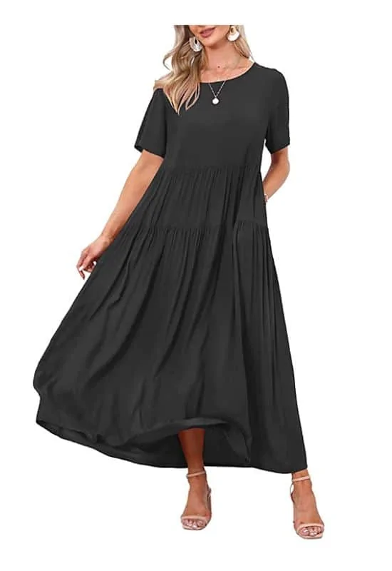 black dress summer funeral