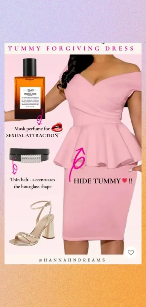 plus size peplum dress pink