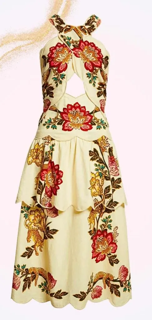 tropical vacation dress