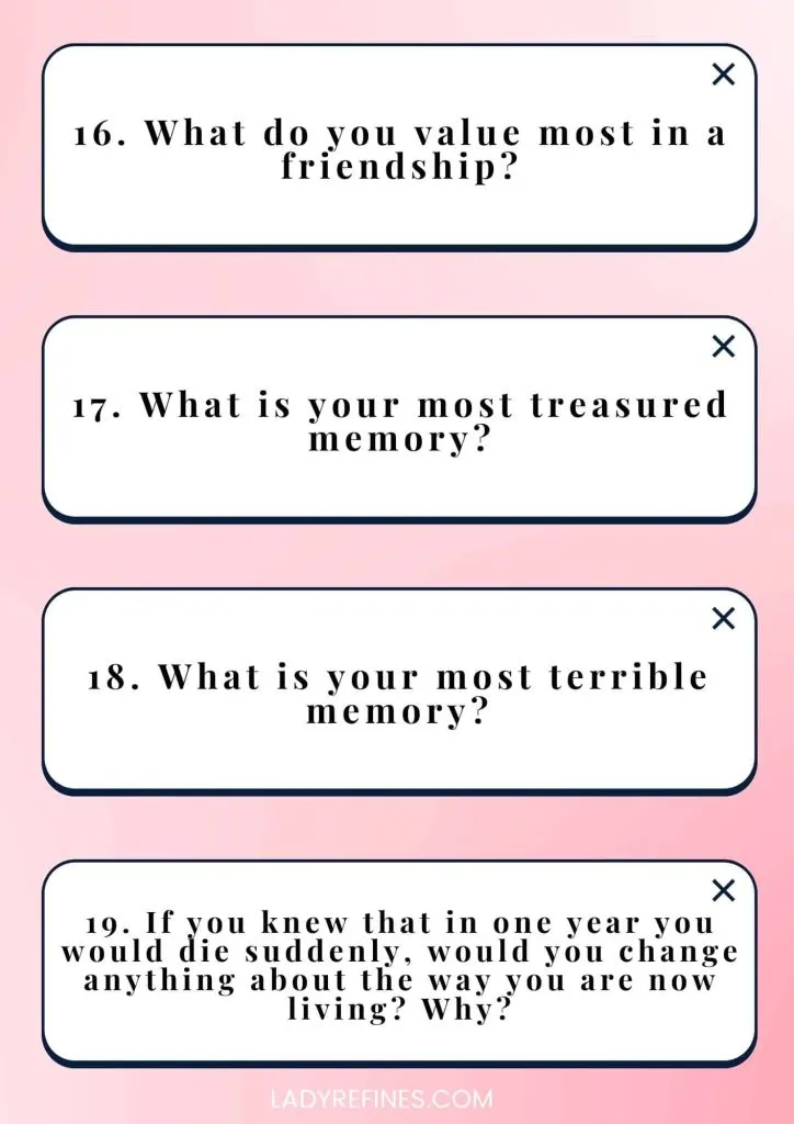 36 questions to fall in love printable