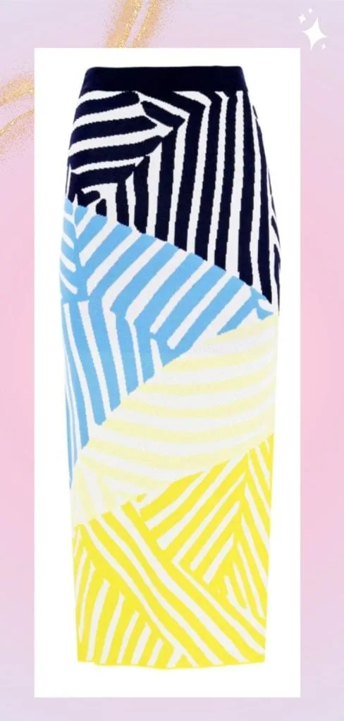 tropical summer skirt