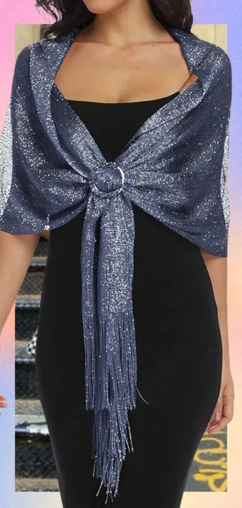 cover shoulder with shawl