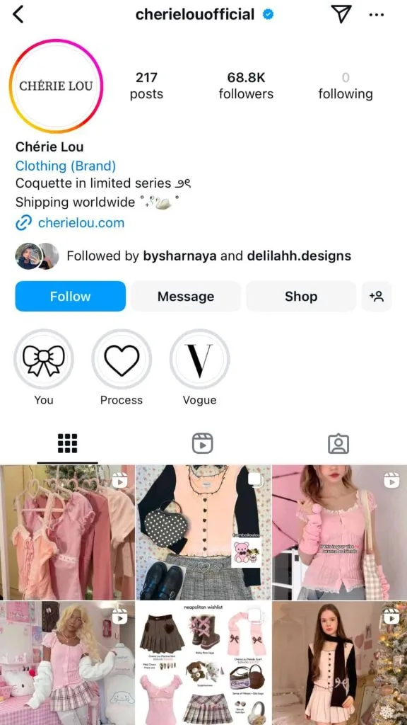 coquette clothing brands