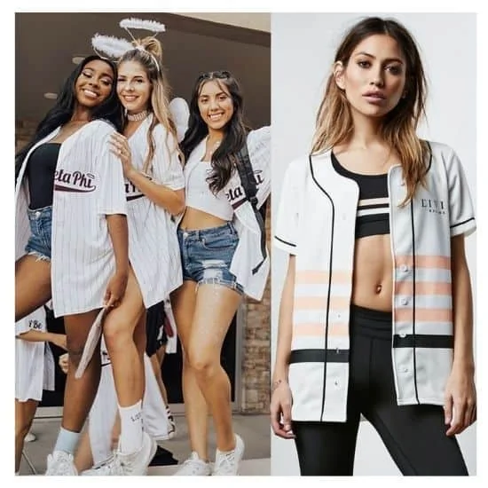 baseball jersey outfit girl