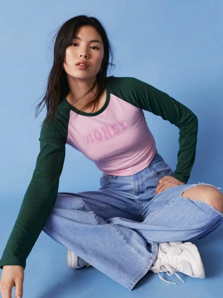 baseball long sleeve tee