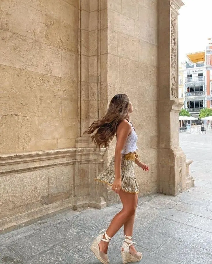 summer espadrilles wedge outfits