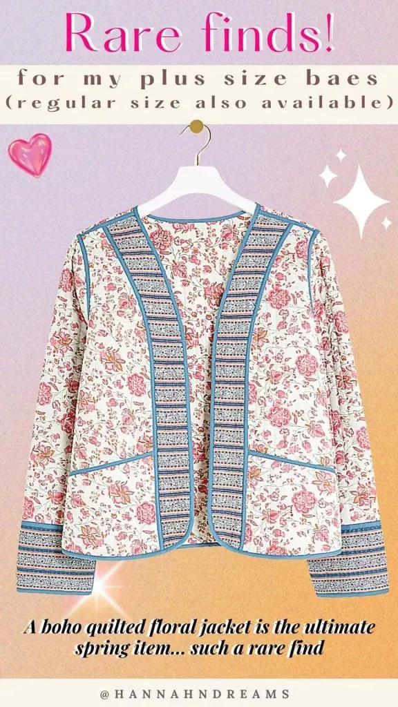 Quilted jacket modern feminine style