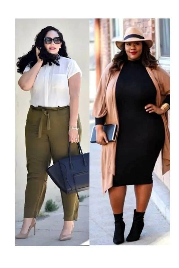 clothes & slimming tips that flatter a plus size figure