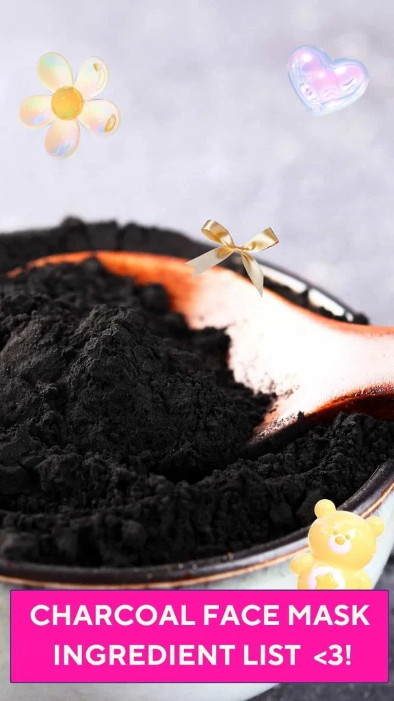Charcoal face mask skin benefit