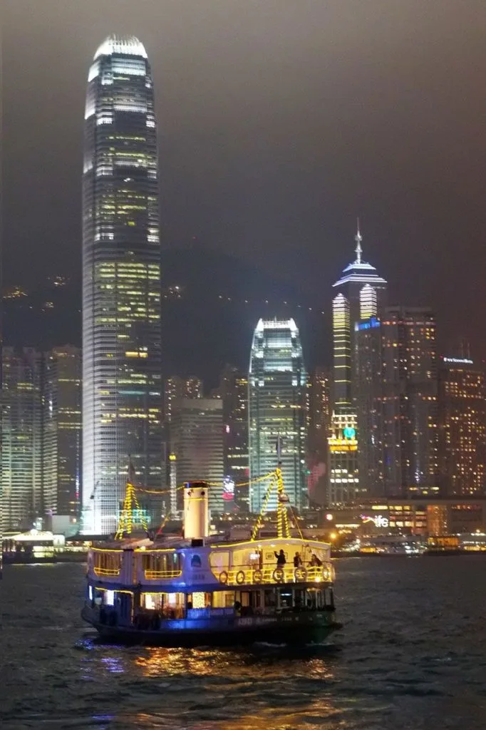 Hong Kong night view