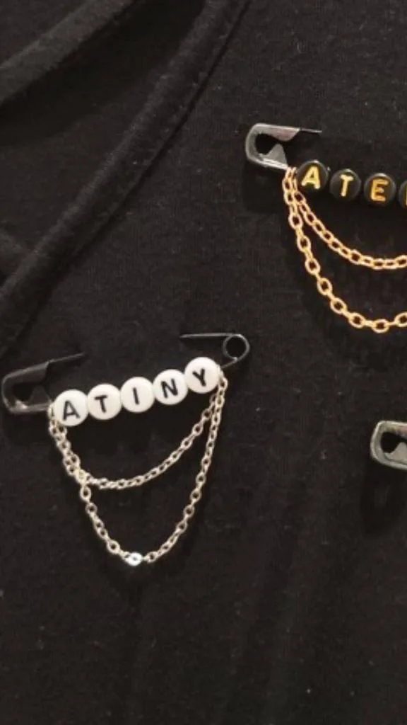 safety pin aesthetic