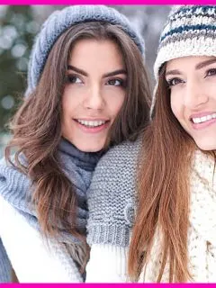 how to dress feminine in winter