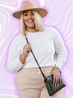 how to dress over 40 overweight