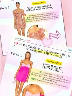 how to pick right dress body type