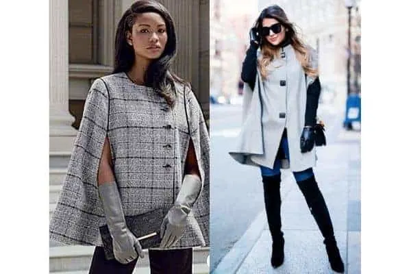 How to wear a cape coat?