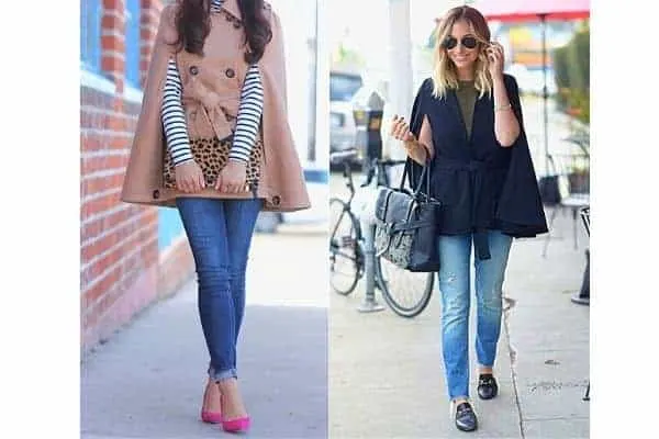 How to wear a cape coat?