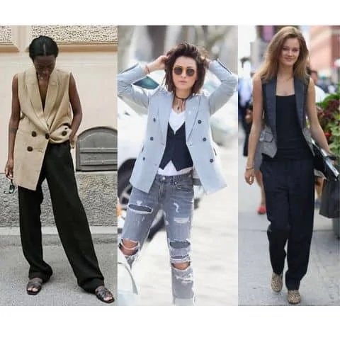 how to wear a waistcoat casually female, waistcoat outfit tips