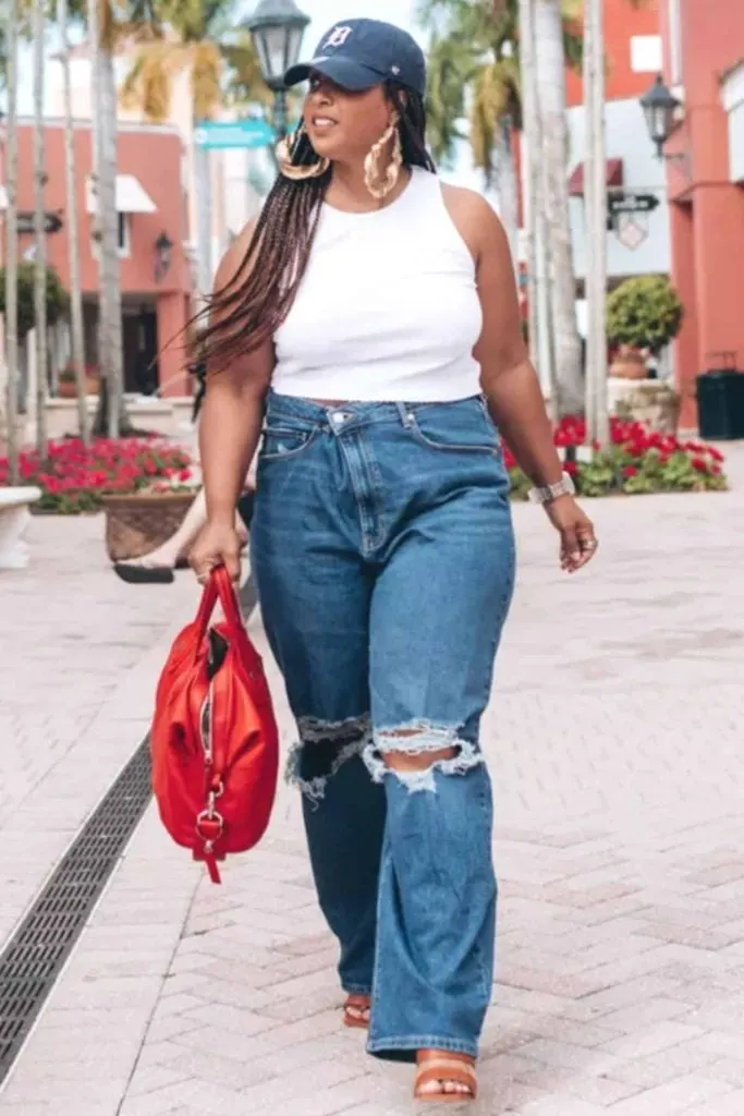 what to wear baseball cap plus size