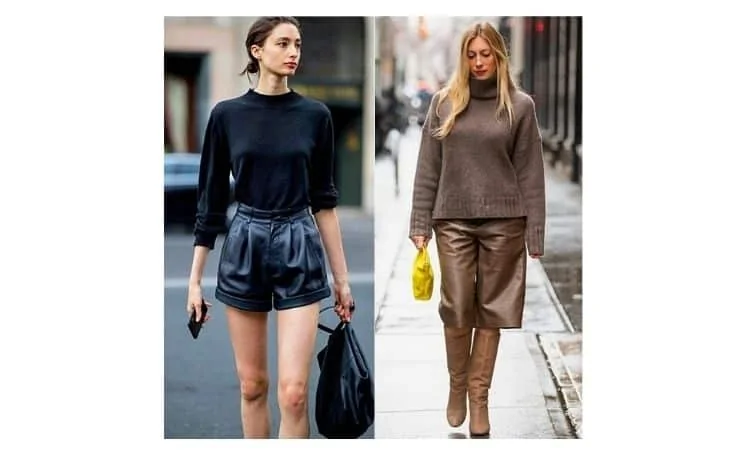 How to wear Bermuda shorts in winter