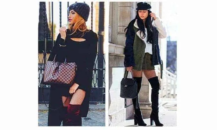 How to wear fishnet tights without looking trashy?