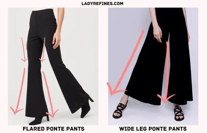 what to wear with ponte pants