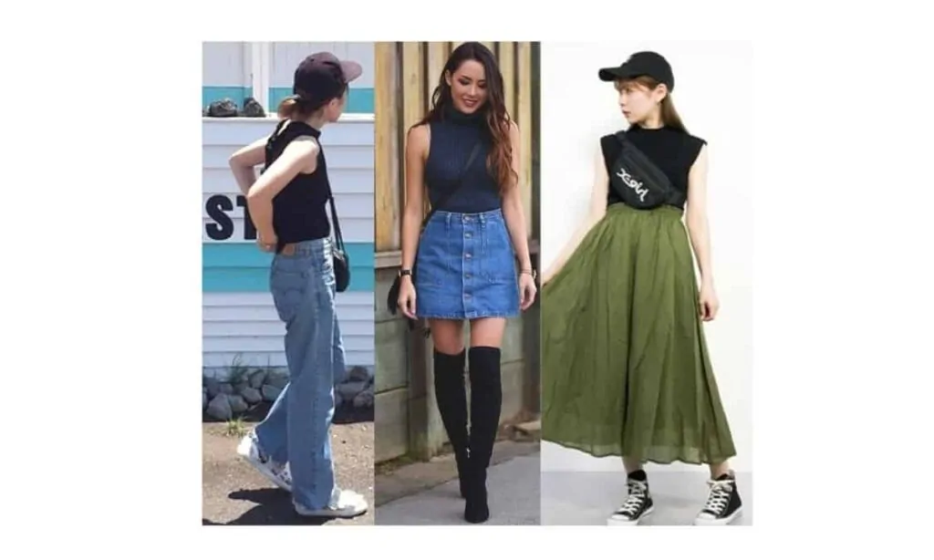 how to wear a sleeveless turtleneck - outfit ideas