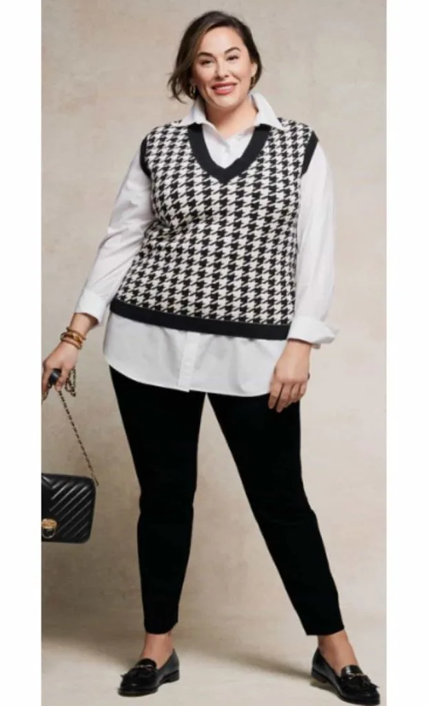 winter jeans office outfit