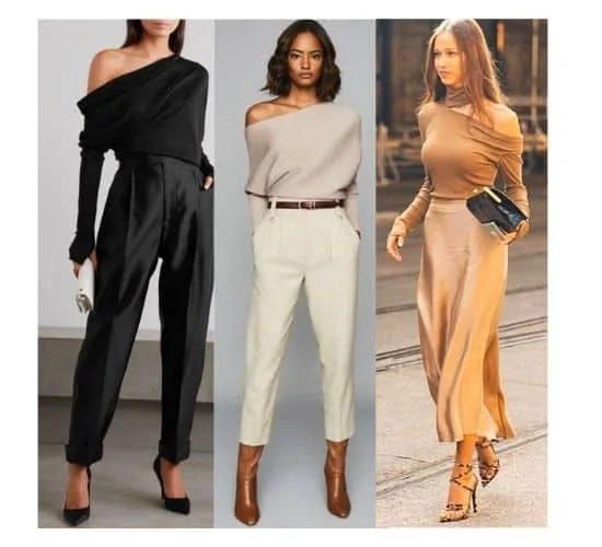 how to wear one-shoulder top , one shoulder top outfits