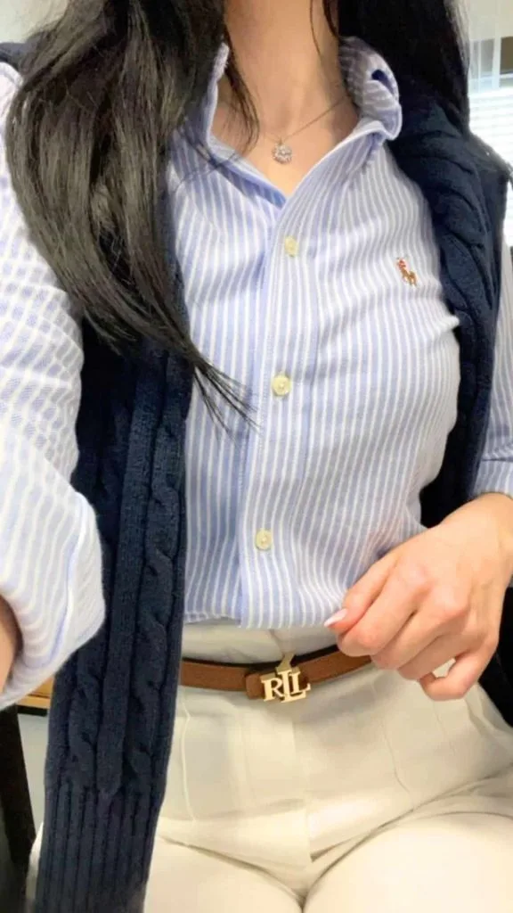oxford shirt preppy outfit ideas