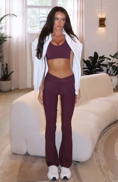 purple leggings outfits aesthetic