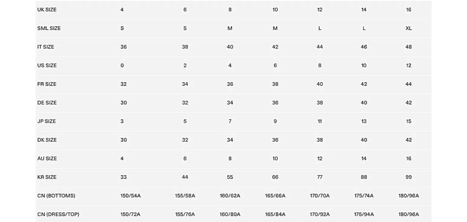 self portrait size chart