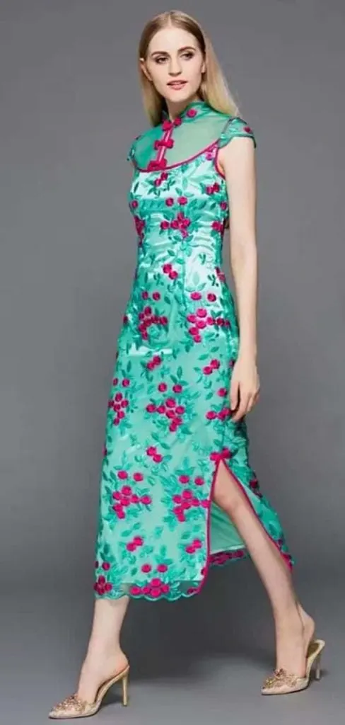 KITTEN heels qipao outfit