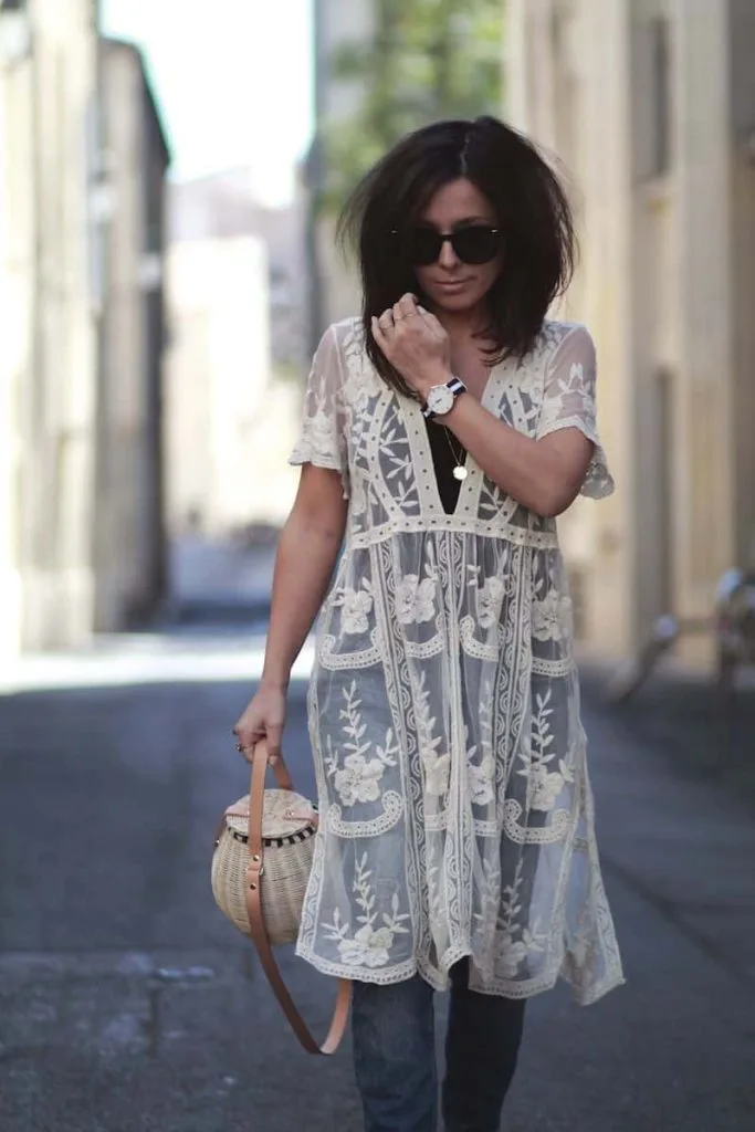 TUNIC DRESS with jeans