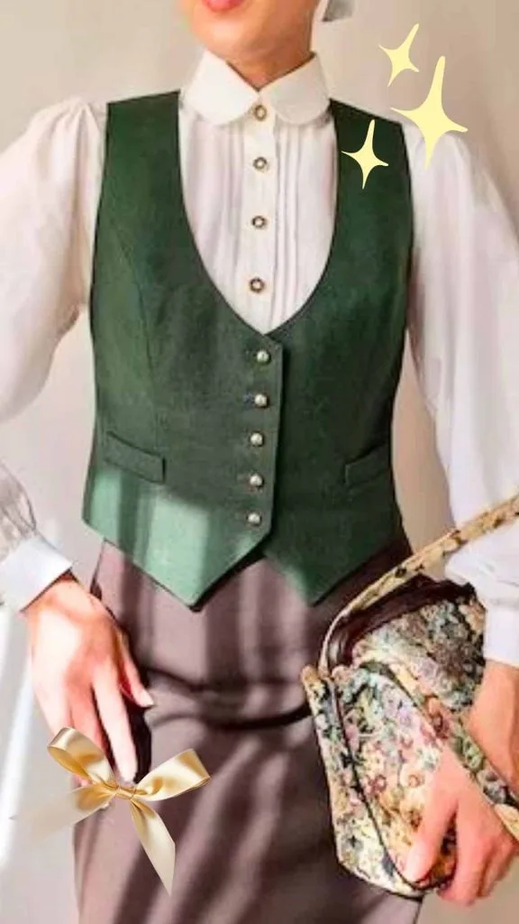 VINTAGE style waistcoat