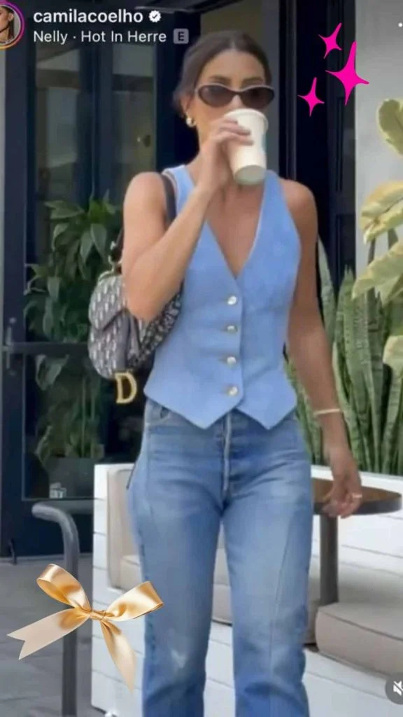 WAISTCOAT and jeans casual outfit