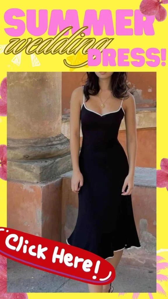 black dresses wedding guests