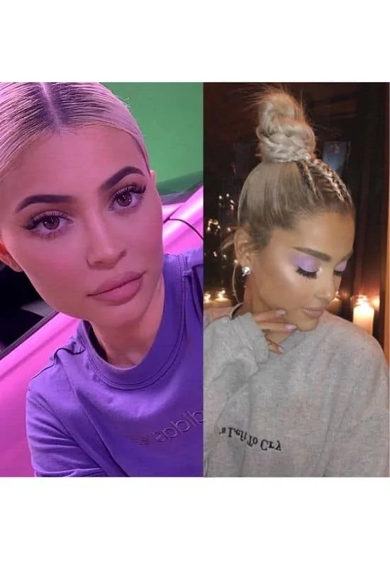 what clothes to wear to purple eyeshadow