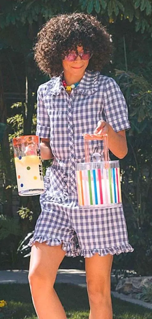 colorful outfit bbq party