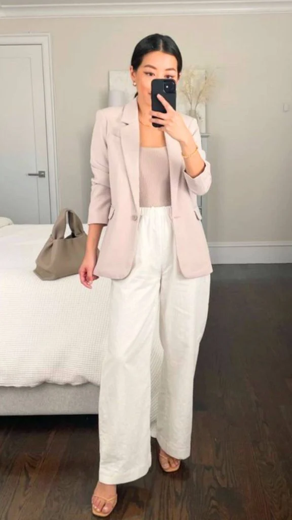 WORK ATTIRE linen pants